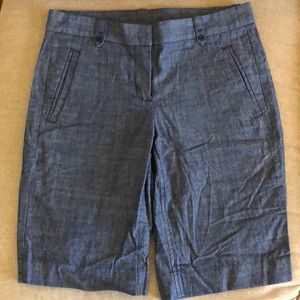 J.crew 10 1/2” inseam chambray bermuda shorts